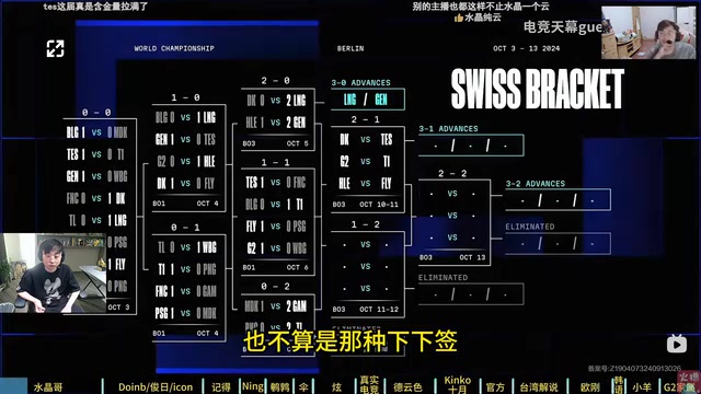 Sask分析抽签：TES输了LPL就有队伍要回家，LNG赢的对手都不够硬